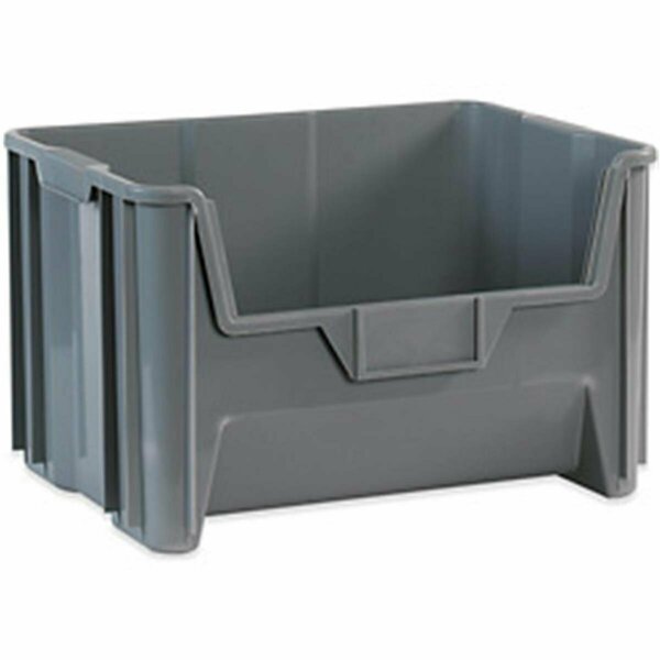 Officespace Gray Giant Stackable Bins 3 OF3353739